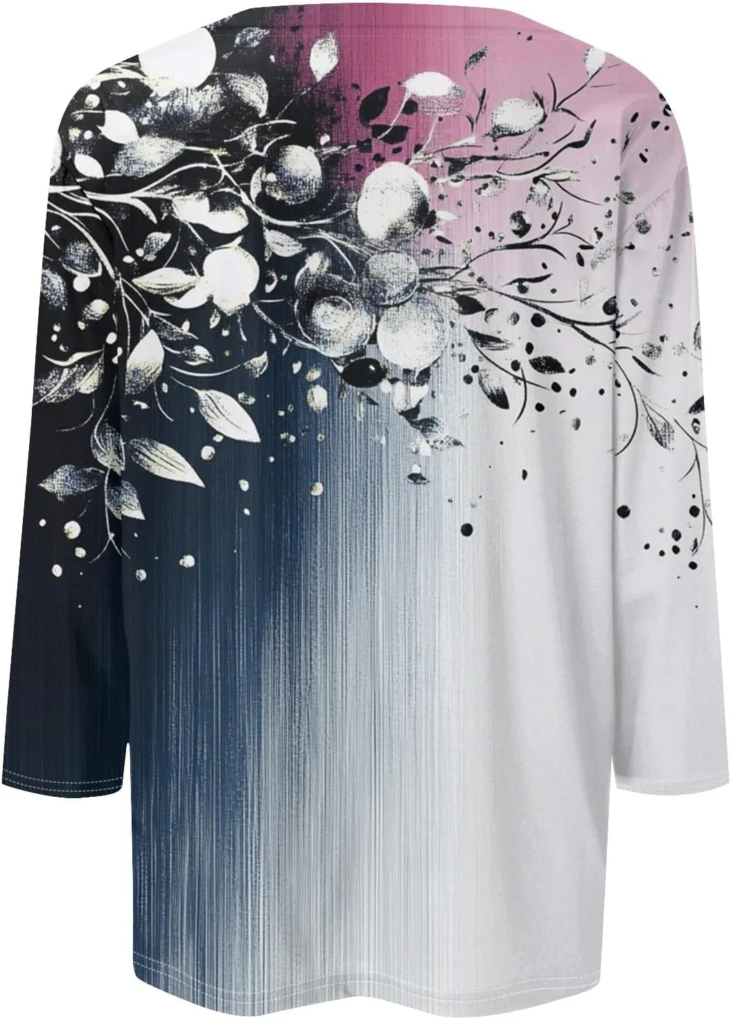 3/4 Sleeve Blouses for Women Trending Summer Clothes 2025 Crew Neck Shirts Loose Fit Tunic Blouses Summer Outfits