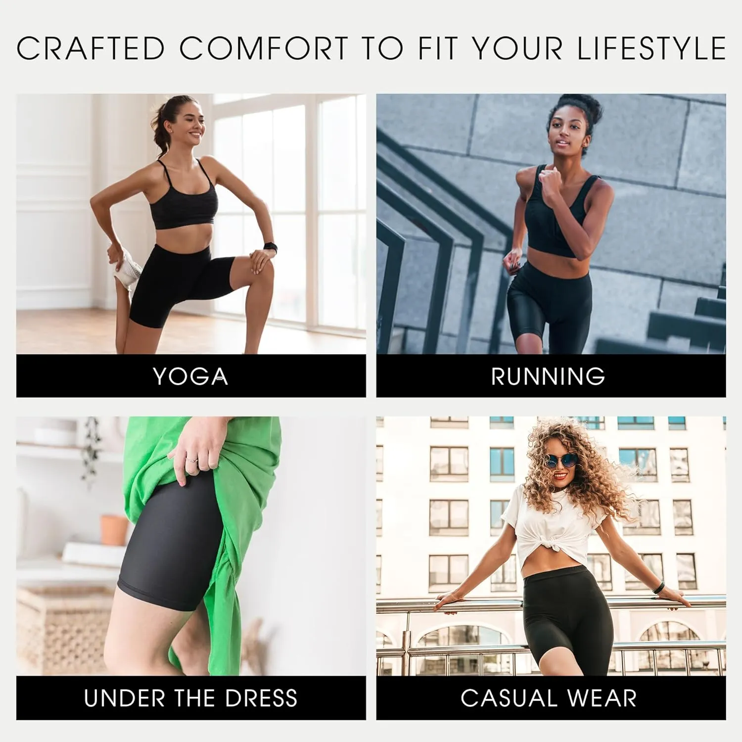 Be Relax Athletic Legging for Women - UPF50  Quick-Dry for Workout, Yoga, Biking, and Casual Wear Black