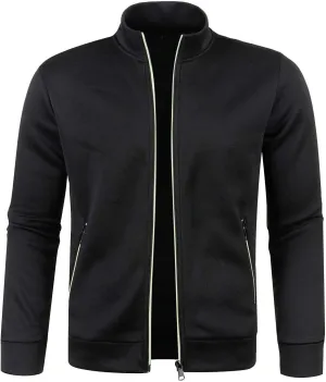 BIFUTON Mens Sweaters Full Zip Up Cardigans Men Regular Fit Sweater Casual Pocket Work Jackets for Men Thick Warm Outerwears