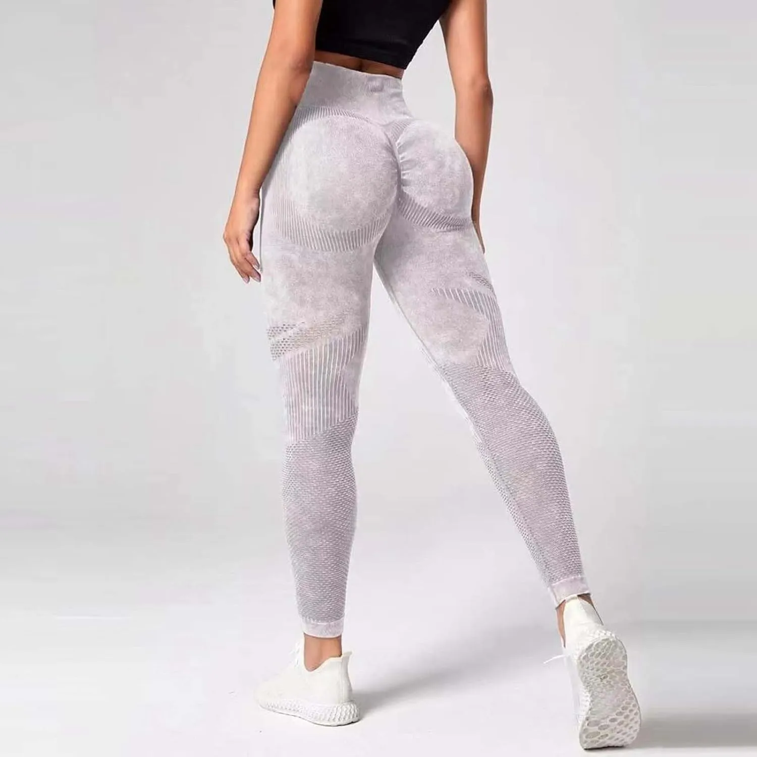 Booty Lifting Leggings for Women High Waist Slim Fit Stretch Trendy Graphic Running Yoga Pants Soft Seamless Leggings