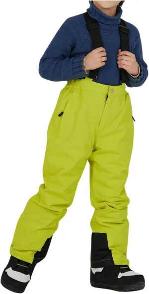 Boy's Girls Waterproof Windproof Ski Bibs Warm Snow Pants Snowboarding Overall Insulated Outdoor Jumpsuit