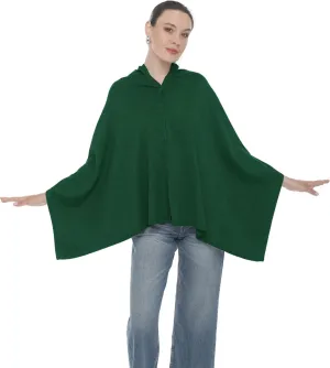 Cashmere Like Acrylic Knitted Dress Topper, Poncho Sweater,Shawl Wraps for Women Ultra Soft. Versatile Cape, Scarf