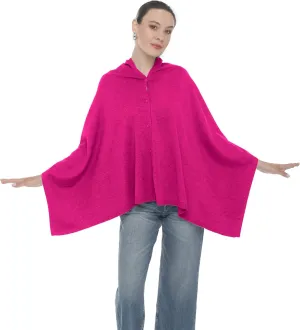 Cashmere Like Acrylic Knitted Dress Topper, Poncho Sweater,Shawl Wraps for Women Ultra Soft. Versatile Cape, Scarf