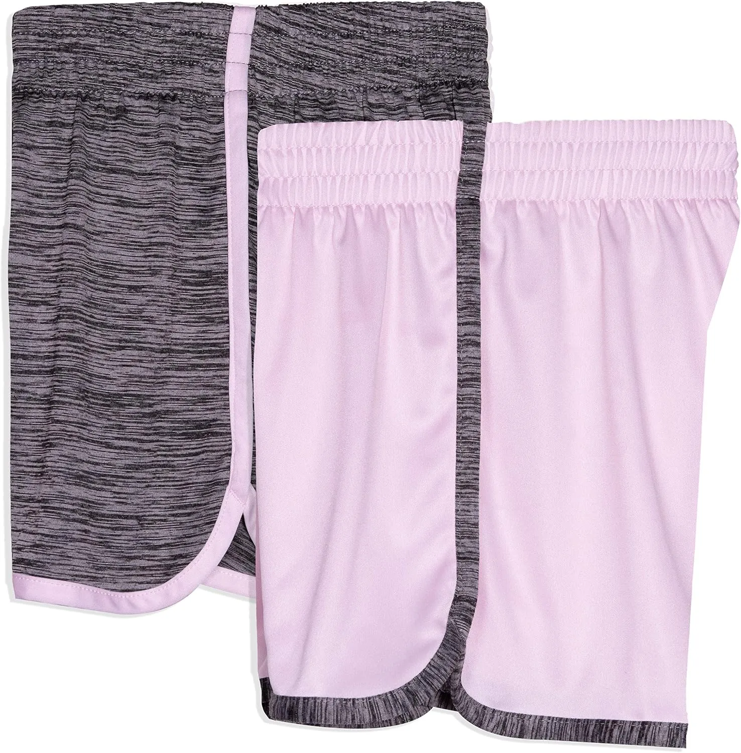Cheetah Girls 2 Pack Active Running Athletic Gym Shorts Set Workout Activewear Lightweight for Teen Girls Kids Sports