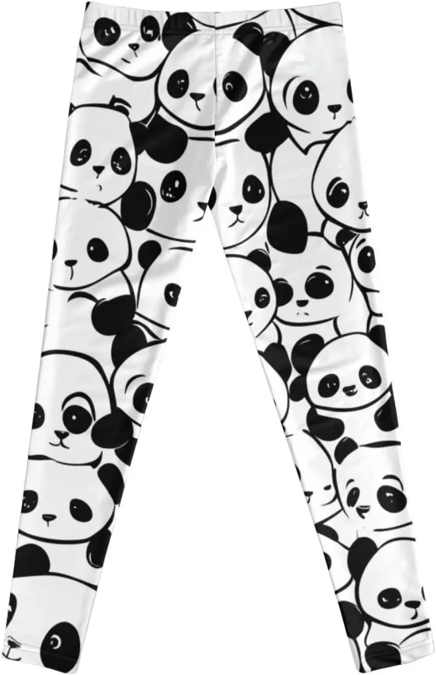 COEQINE Girls’ Leggings, Yoga Pants Activewear Legging High Waist Active Pants Size for 4-13 Years Kids Teens