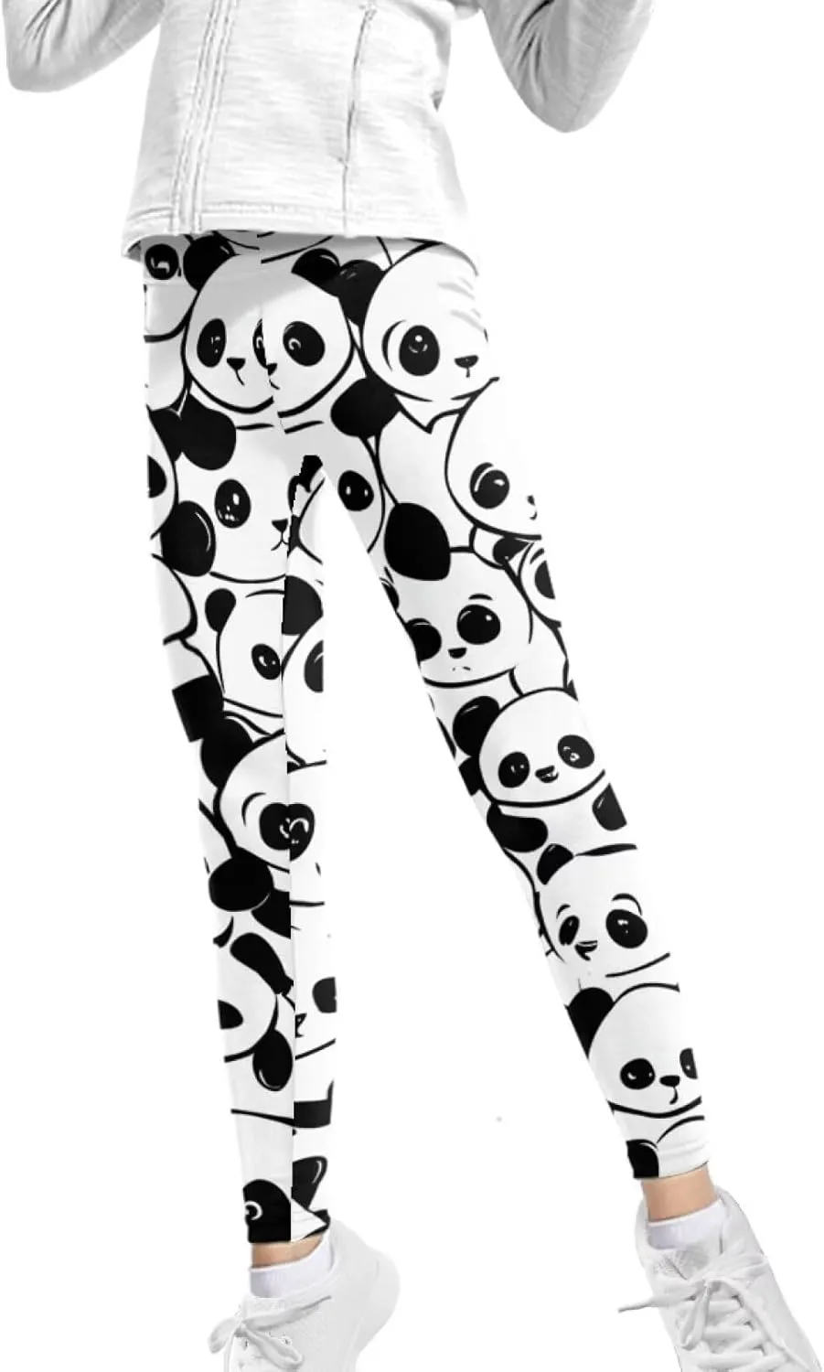 COEQINE Girls’ Leggings, Yoga Pants Activewear Legging High Waist Active Pants Size for 4-13 Years Kids Teens