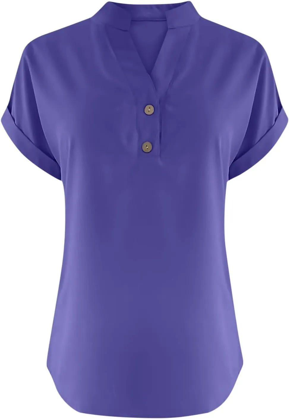 Cotton Linen Shirt for Women 2025 Trendy Short Sleeve Summer Blouse Button Down V Neck Tops Casual Vacation Tee Shirts