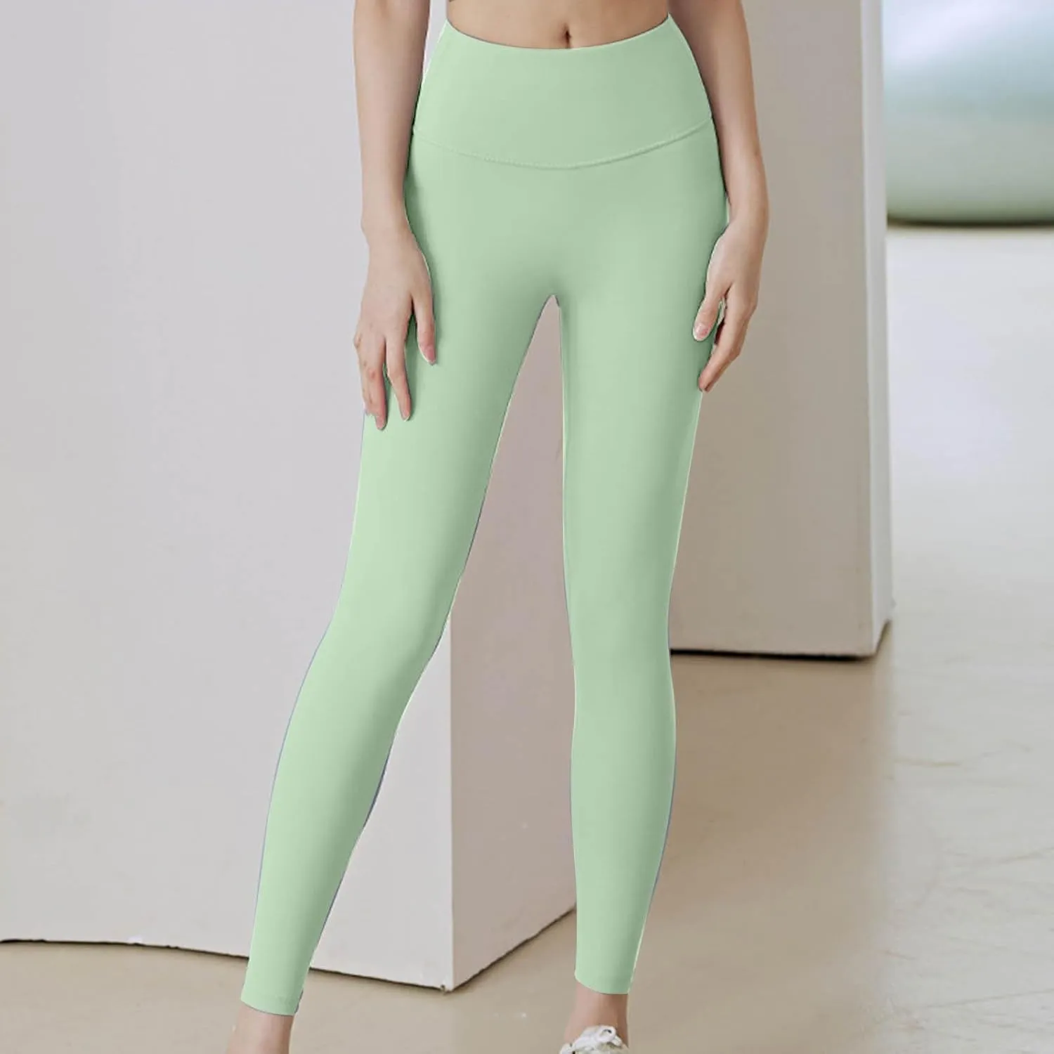 DASAYO Yoga Pants for Women High Waist Tummy Control Seamless Workout Leggings Comfy Soft Activewear Stretchy Exercise Pants