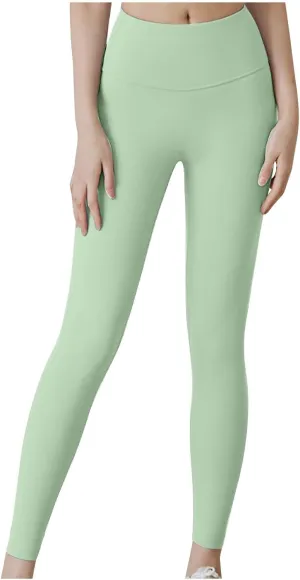 DASAYO Yoga Pants for Women High Waist Tummy Control Seamless Workout Leggings Comfy Soft Activewear Stretchy Exercise Pants