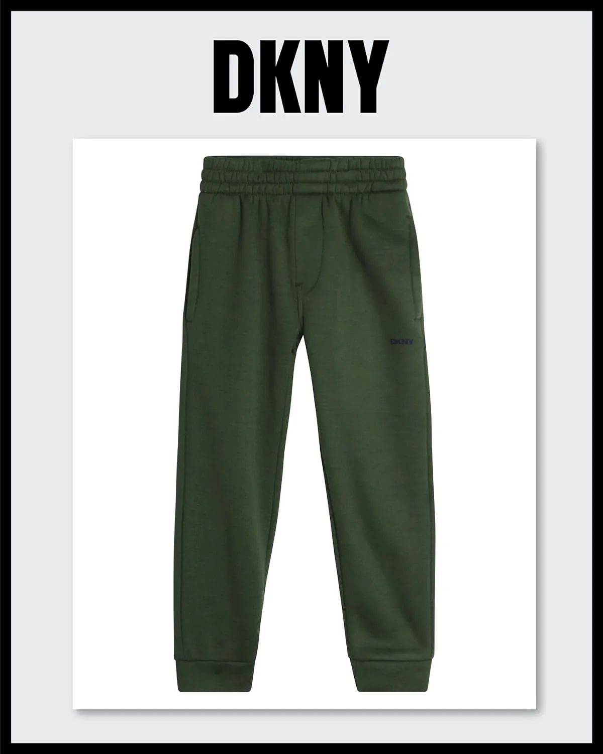 DKNY Toddler Boys' Jogger Pants - 4 Pack Soft Fleece Athletic Sweatpants, Activewear Joggers for Little Boys (Sizes: 2T-7)