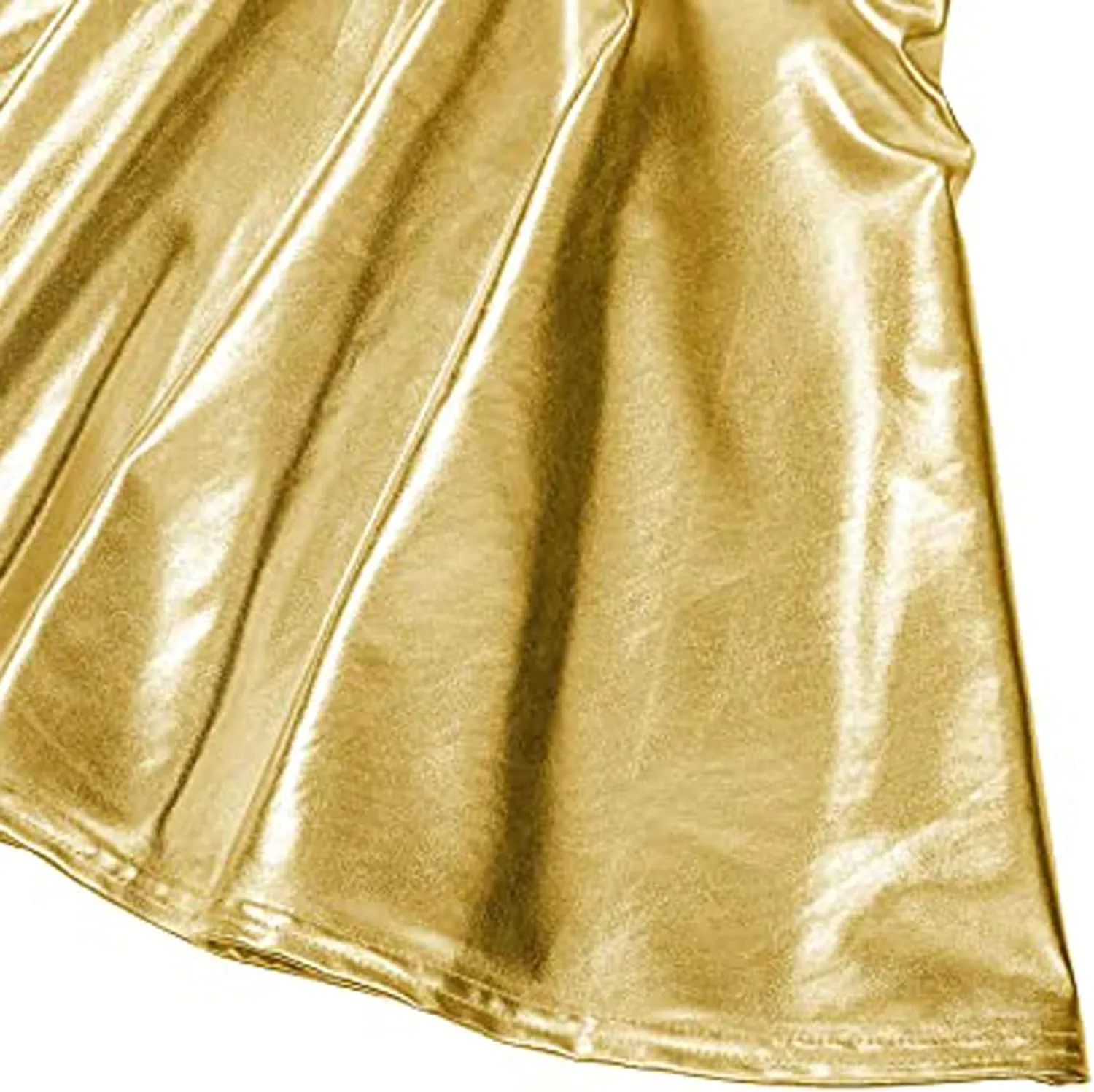 Flared Casual Pleated Fashion A-Line Women's Skirt Mini Shiny Skirt Skirt Overalls for Women Plaid