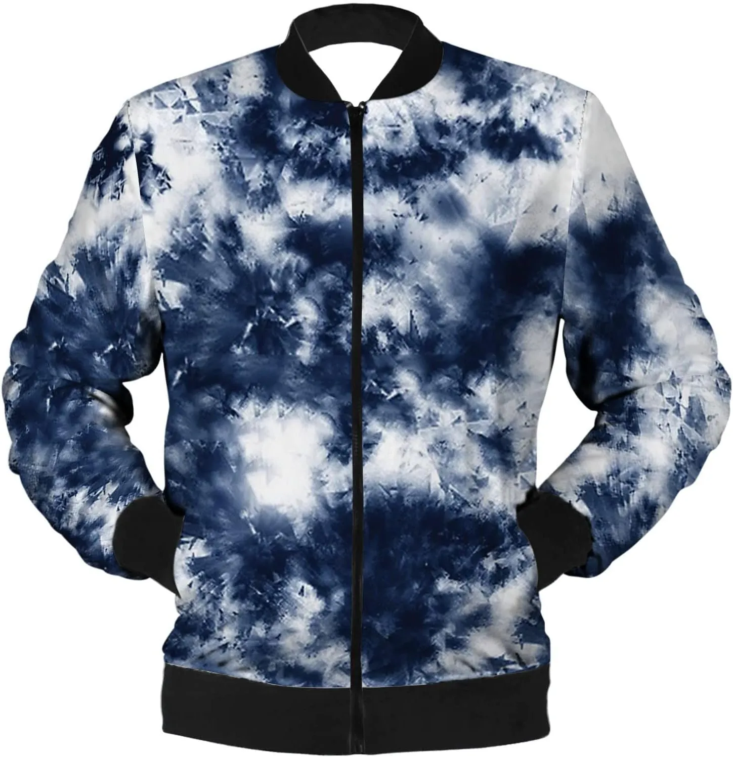 Flight Jackets For Men Zip Up Windbreaker Jacket Lightweight Casual Thermal Coat Oversized Windproof Jackets