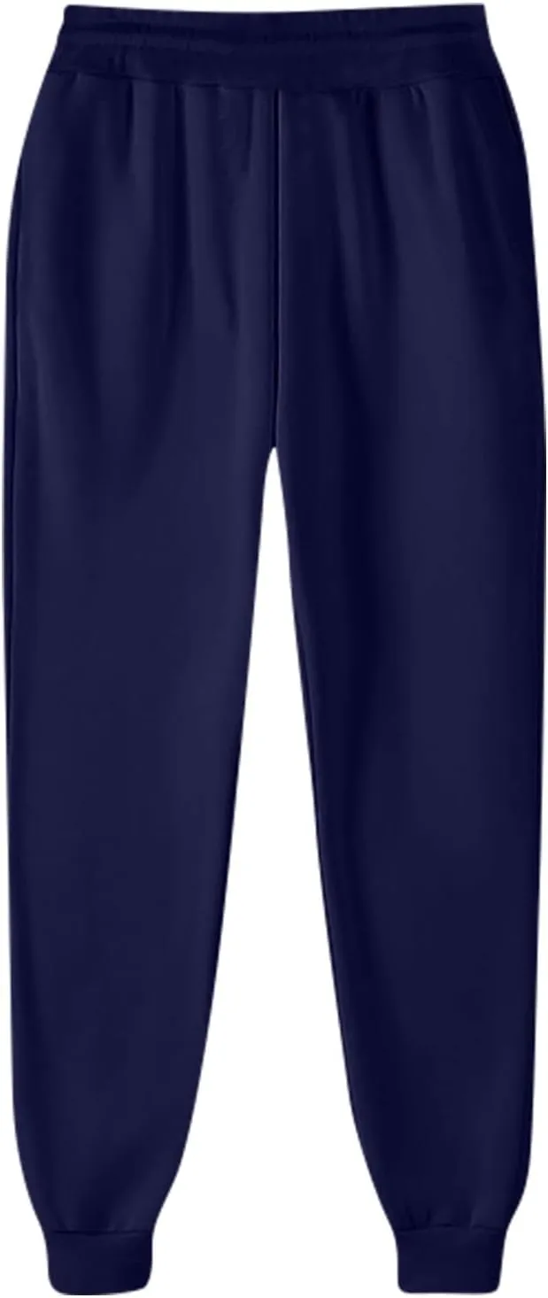 Gumipy Sweat Pants for Womens High Waisted Y2k Trendy Joggers Pants Fleece Lined Lounge Trousers with Pockets Activewear