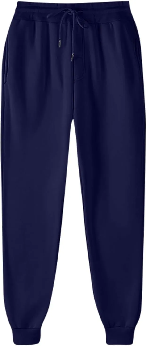 Gumipy Sweat Pants for Womens High Waisted Y2k Trendy Joggers Pants Fleece Lined Lounge Trousers with Pockets Activewear