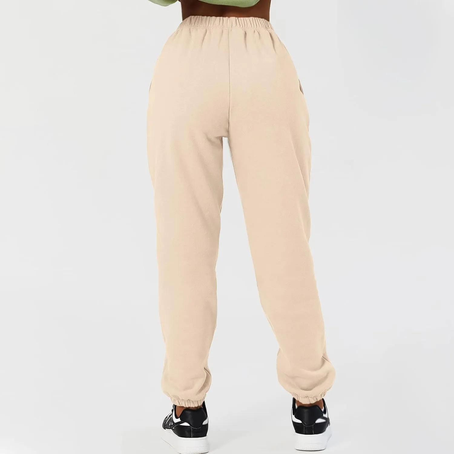 Gumipy Sweat Pants for Womens Plus Size Ultra-Soft Solid Joggers with Pockets Baggy Fleece Lined Lounge Pants Activewear