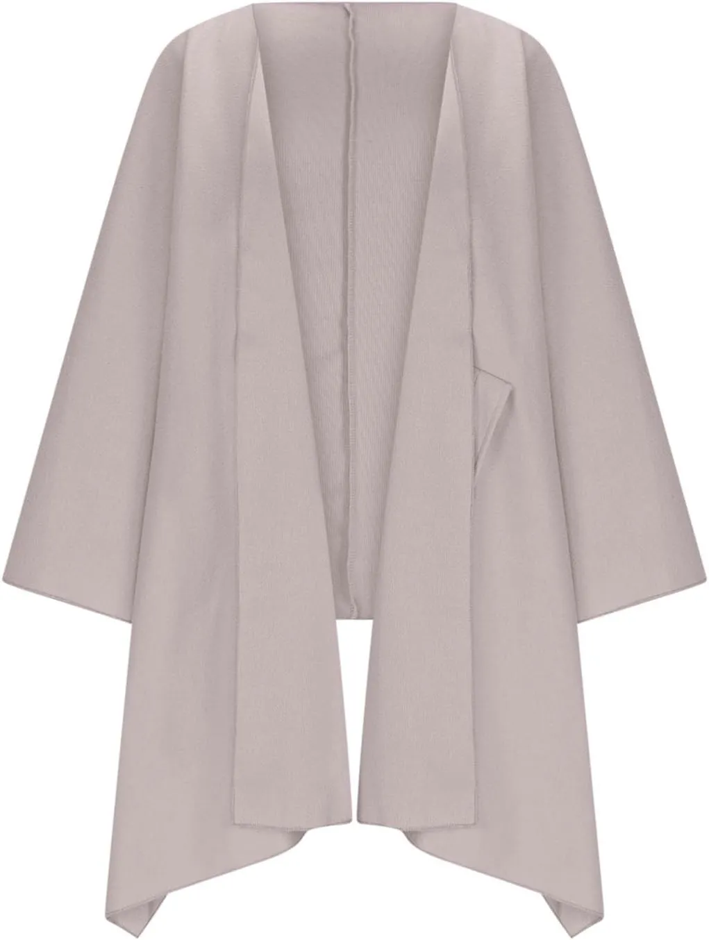 HGps8w Women's Wool Blend Shawls and Wraps, Stylish Oversized Open Front Poncho Cape Cardigan for Fall Winter