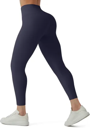 High Waisted Leggings for Women - No Front Seam Tummy Control Soft Yoga Pants for Workout Athletic Seamless Leggings