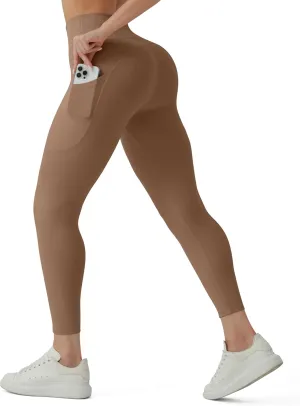 High Waisted Leggings for Women - No Front Seam Tummy Control Soft Yoga Pants for Workout Athletic Seamless Leggings