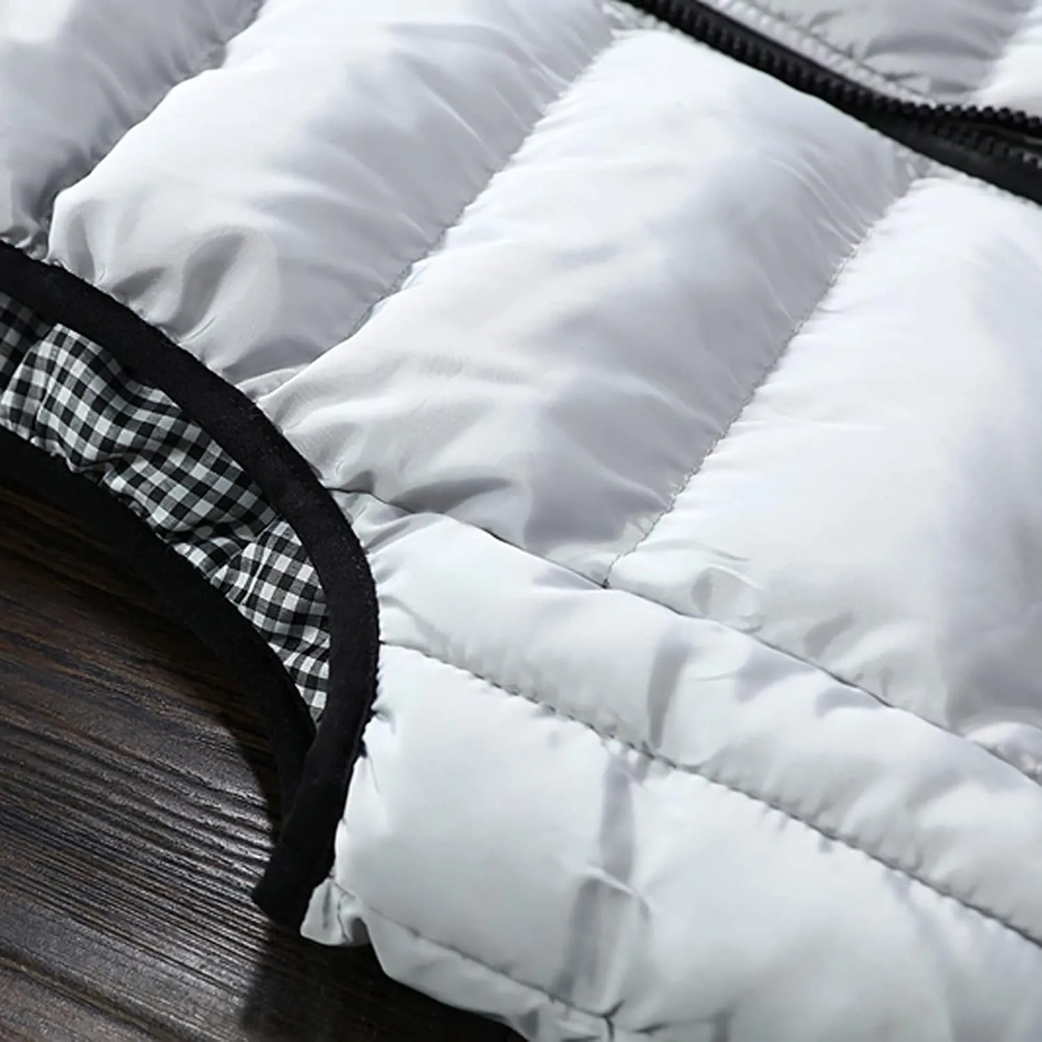 Jackets for Men Fall Winter Coats Padded Cotton Vest Warm Hooded Thick Tops Jacket Jackets