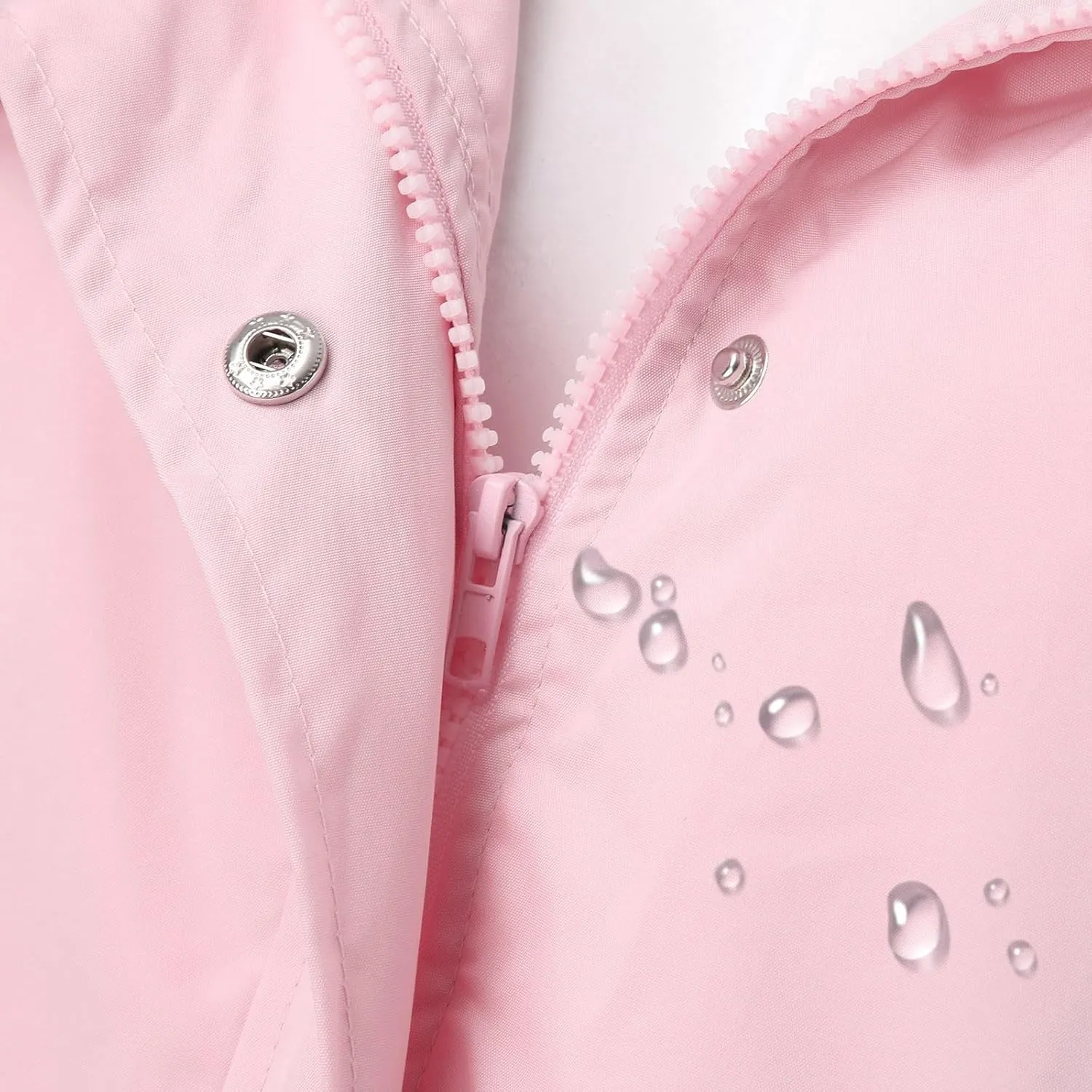 Jackets for Women Fall Winter Regular Fit Windproof Waterproof Rain Coats Full Zip Outdoor Windbreaker Jacket with Pockets