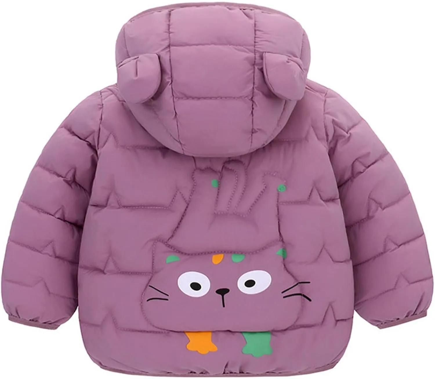 Kids Boys Girls Winter Puffer Jacket Hooded Kids Waterproof Packable Soft Coat Warm Thick Down Coats Outwear