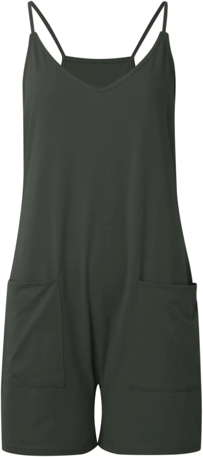 Lahloya Maternity Jumpsuit Shorts, Lahloya Summer Maternity Sleeveless Jumpsuits Shorts With Pockets