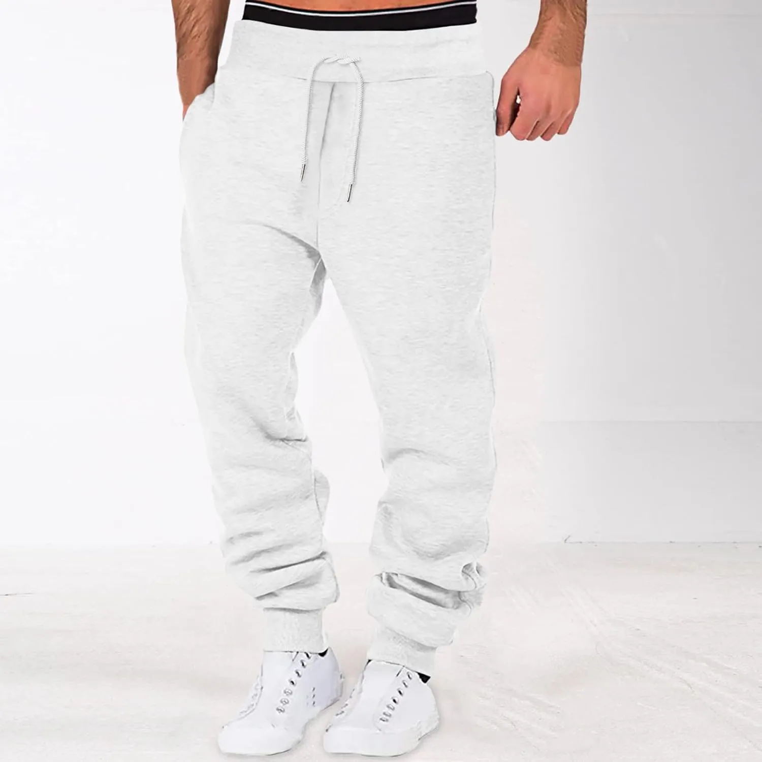 LCMTWX Mens Sweatpants Couple Dry Trousers Outdoor Men Quik Pants Men's Pants Drawstring Sweatpants with Pockets