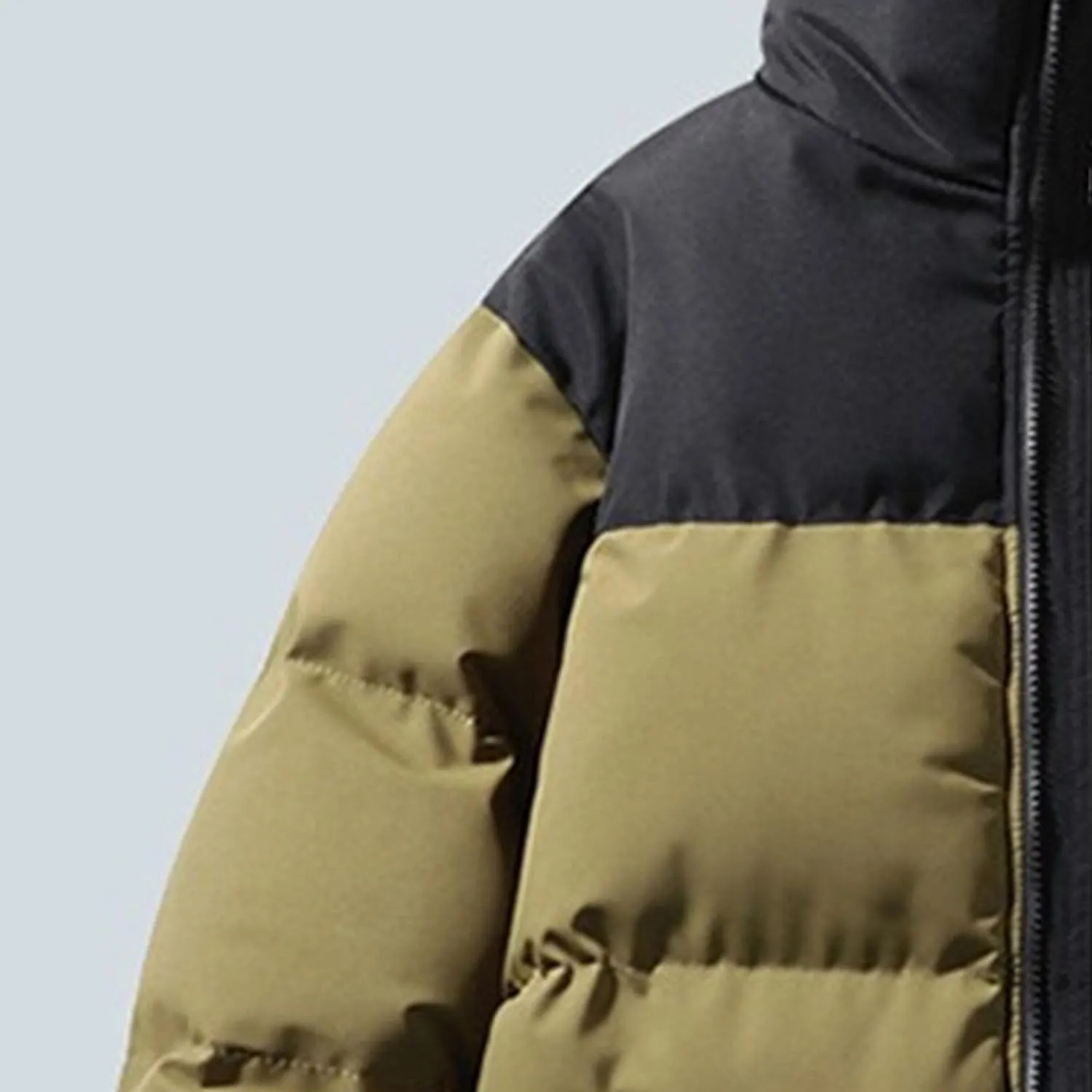 Maiyifu-GJ Men's Winter Puffer Jackets Warm Windproof Down Jacket for Men Thicken Quilted Padded Coat Windbreaker Outerwear