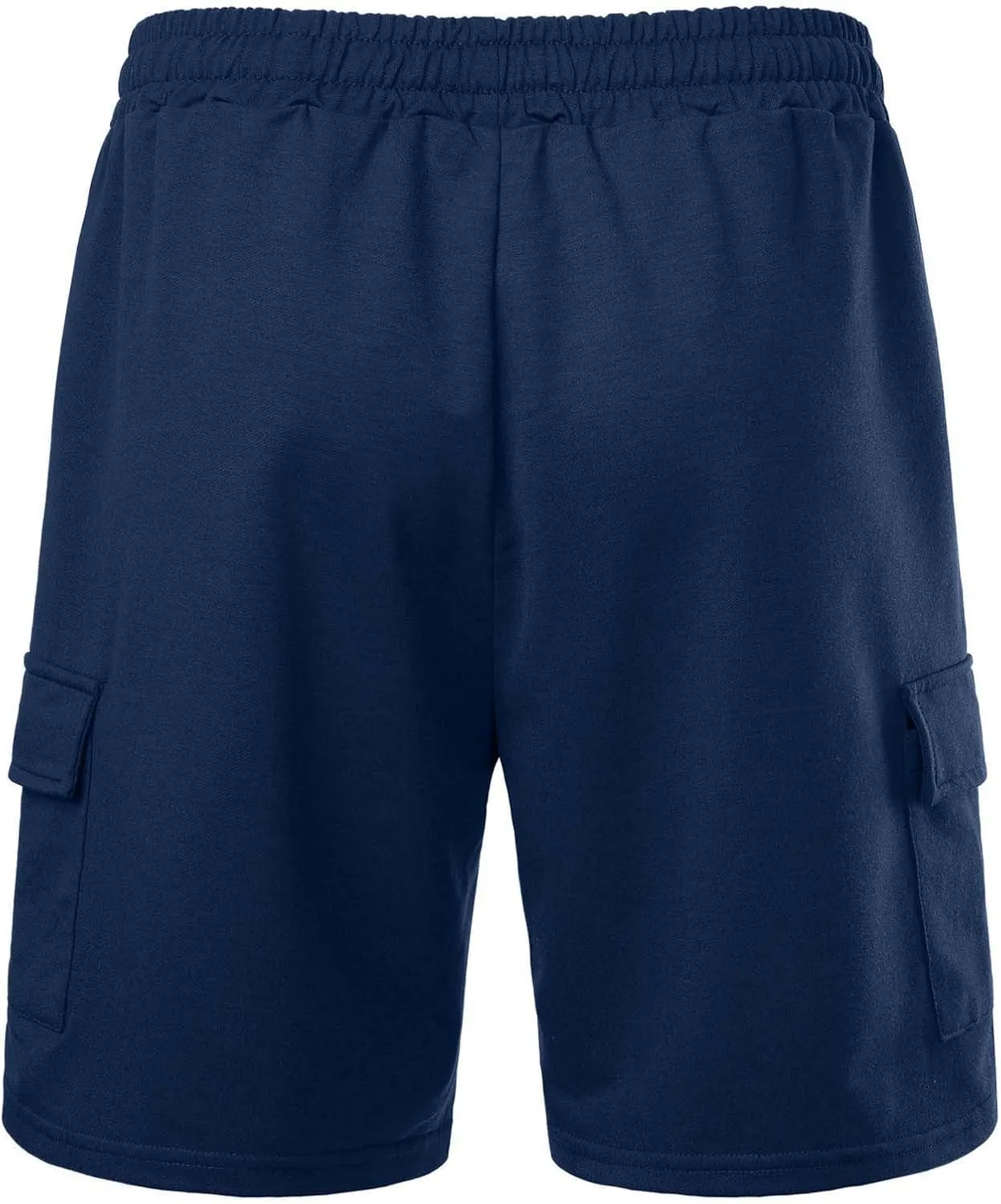 Men Elastic Waist Athletic Shorts with Drawstring Sports Gym Running Pants Quick Dry Workout Summer Activewear