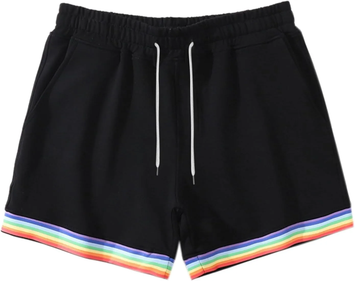 Men's Athletic Shorts Quick Dry Loose-Fit Lightweight Activewear Drawstring Running Workout Gym Shorts with Pockets