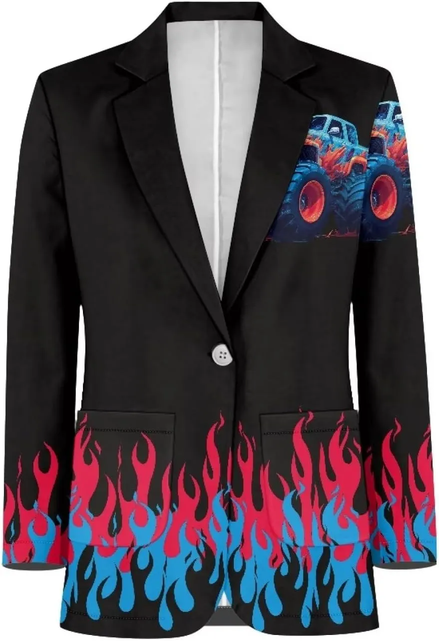 Men's Blazers & Suit Jackets Casual Lightweight Jackets with Pockets Long Sleeve Suit Blazer One Button
