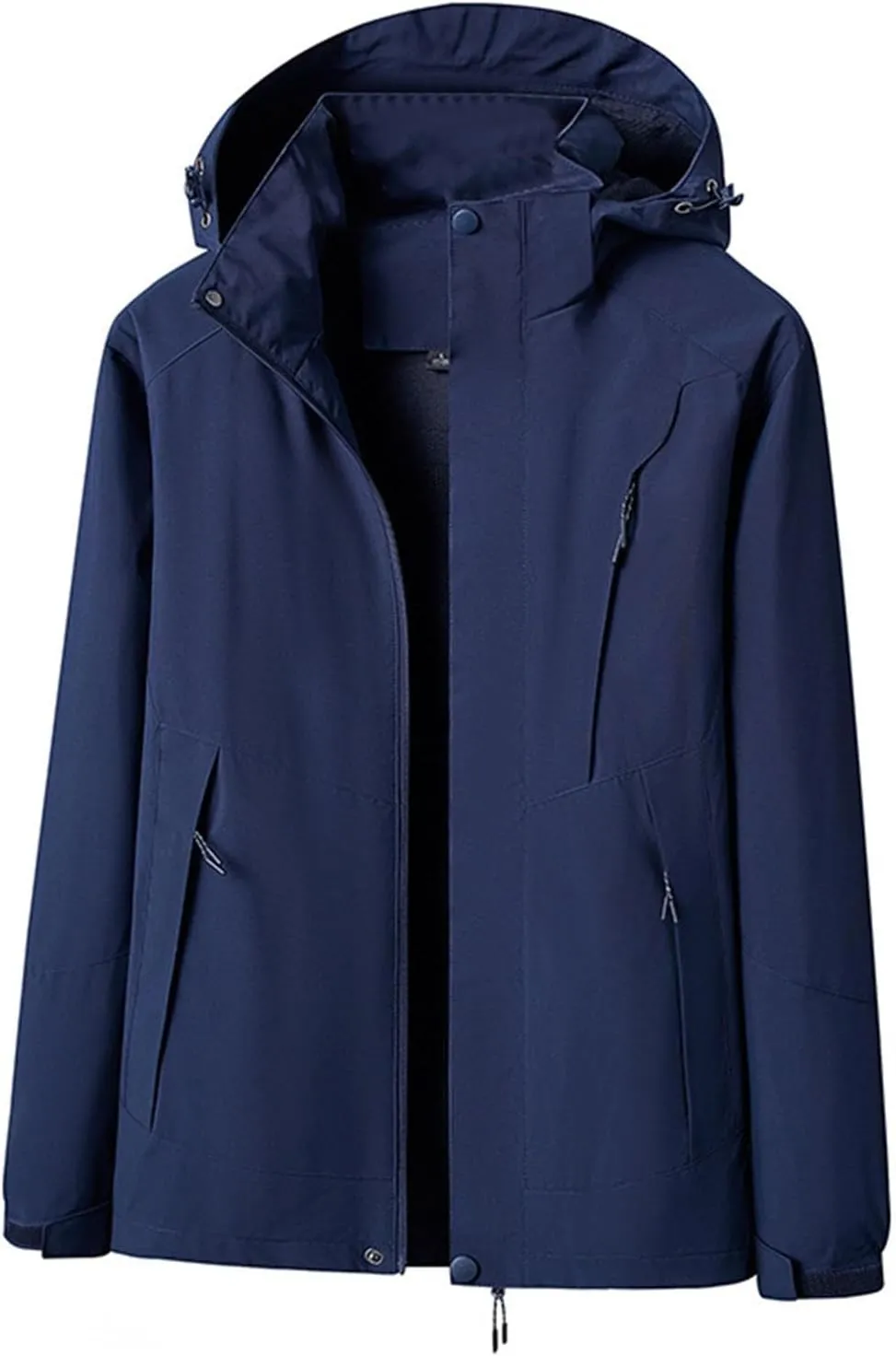 Mens Colorblock Hoodie Rain Jackets Water Resistant Softshell Windproof Windbreaker Outdoor Cycling Jackets Coats