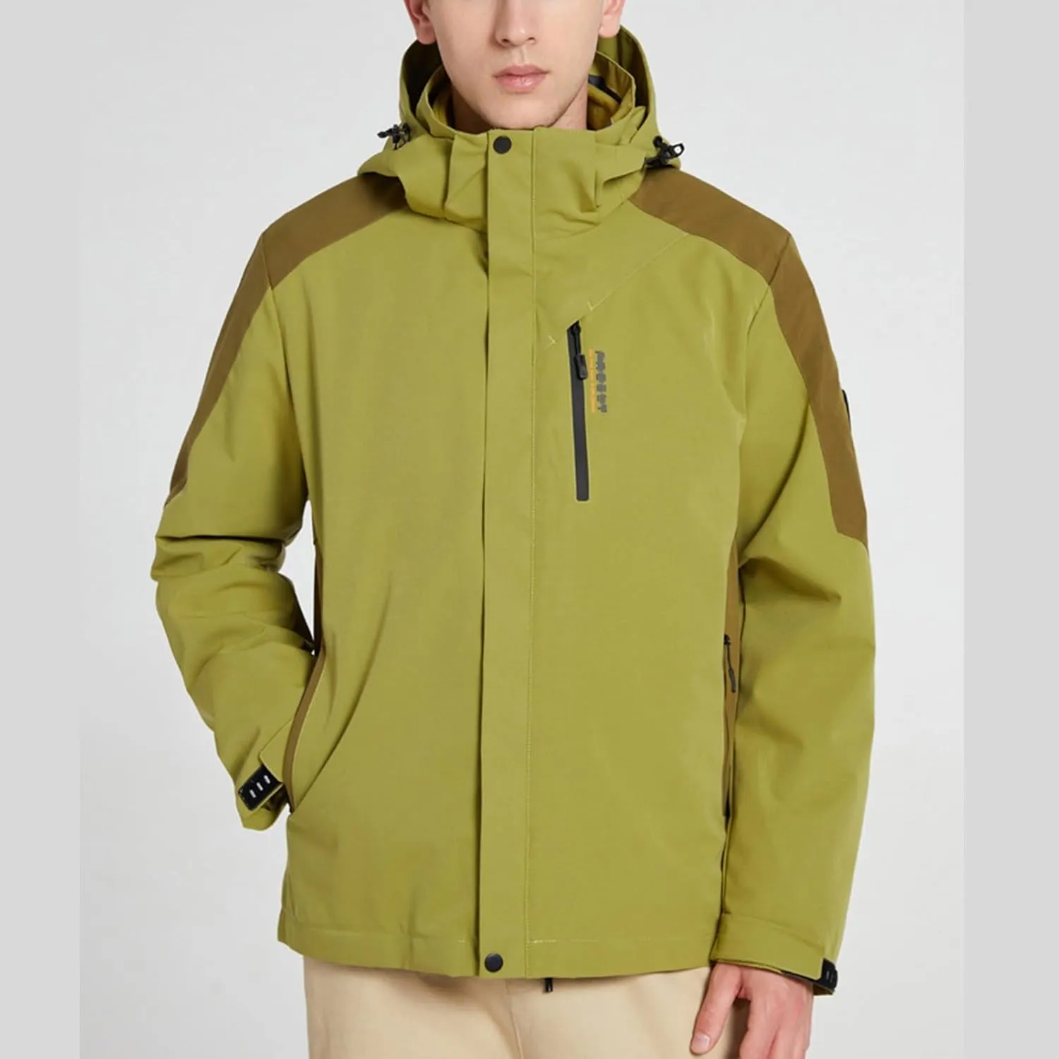 Mens Mountain Waterproof Ski Snow Jacket Winter Windproof Rain Jackets Lightweight Mountain Sport Jackets Outdoor