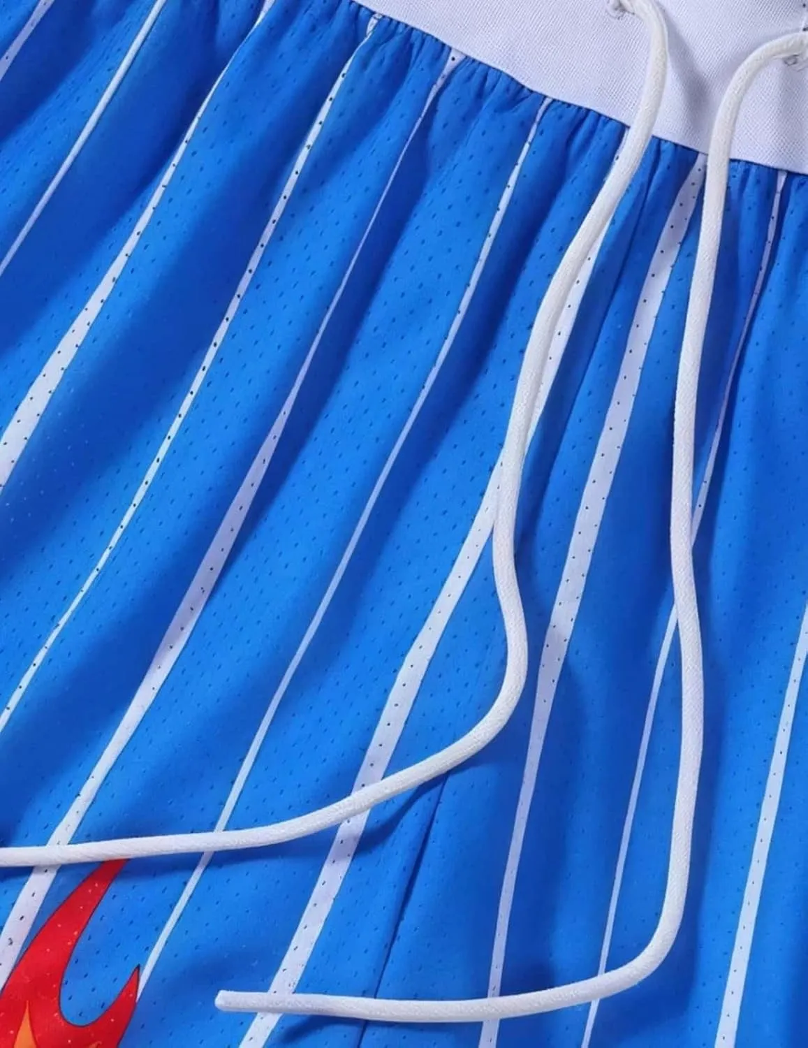 Men's Quick Dry Athletic Shorts Running Casual Mesh Stretch Activewear with Pockets Elastic Tech Graphic for Summer Sports