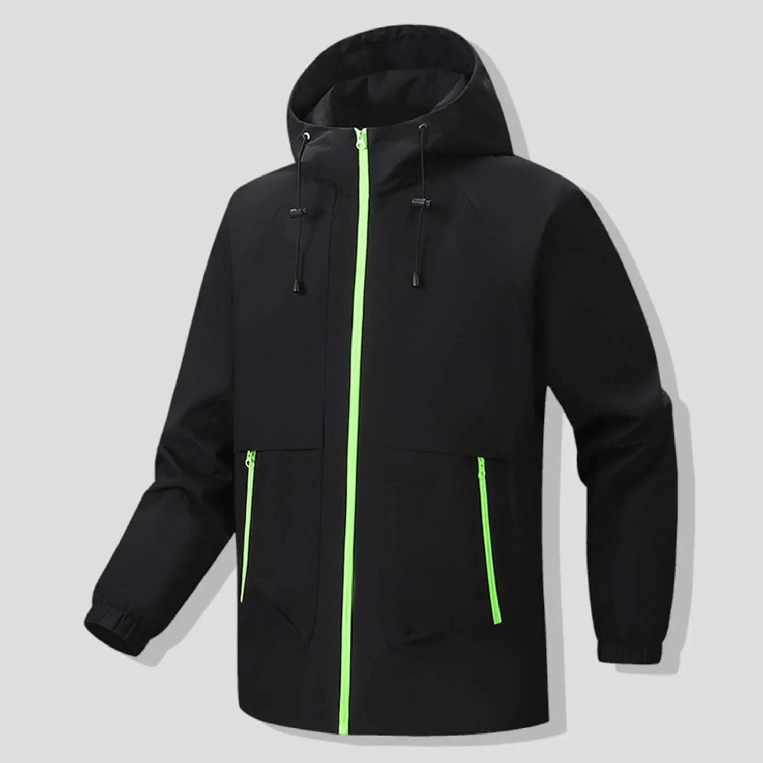Mens Rain Jackets Waterproof Windproof Warm Windbreaker Casual Lightweight Rain Coat Outdoor Mountaineering Jackets