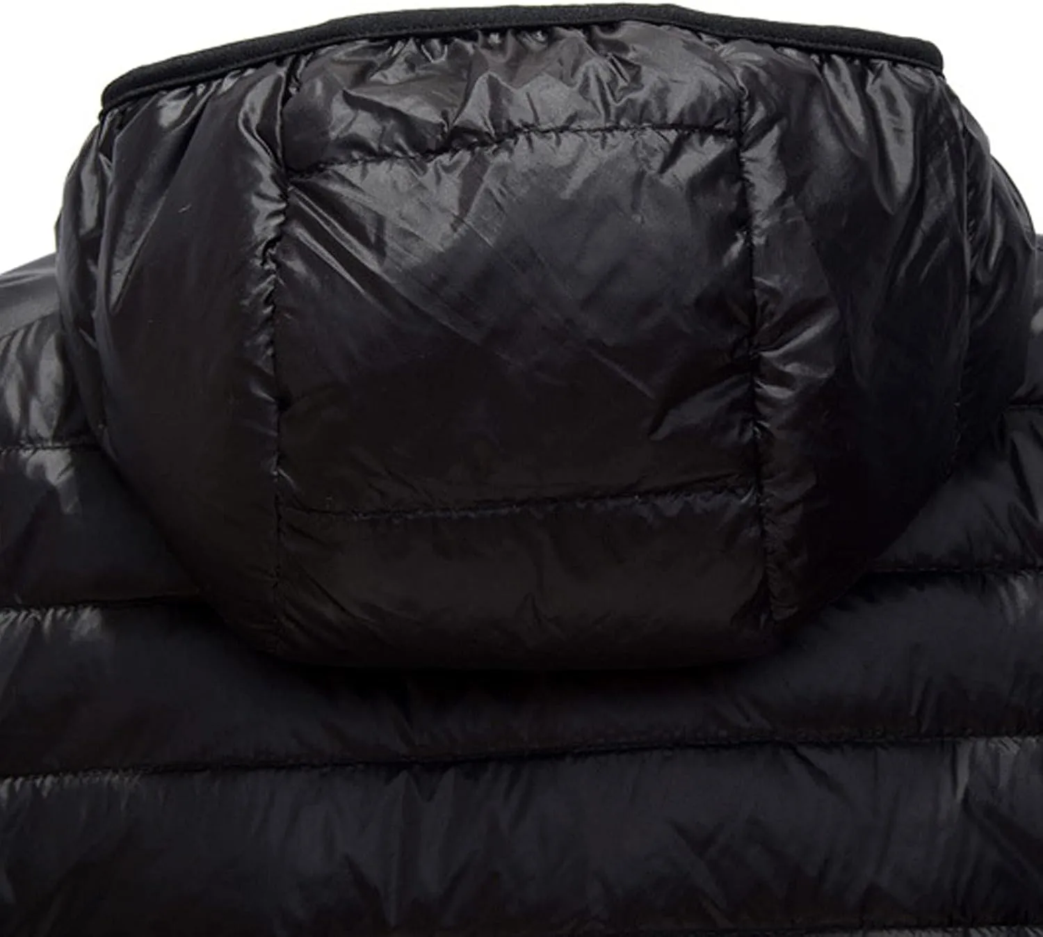 Mens Winter Jacket with Hood Quilted Puffer Jacket Full Zip Warm Thick Coats Cold Weather Work Outerwear Down Jacket