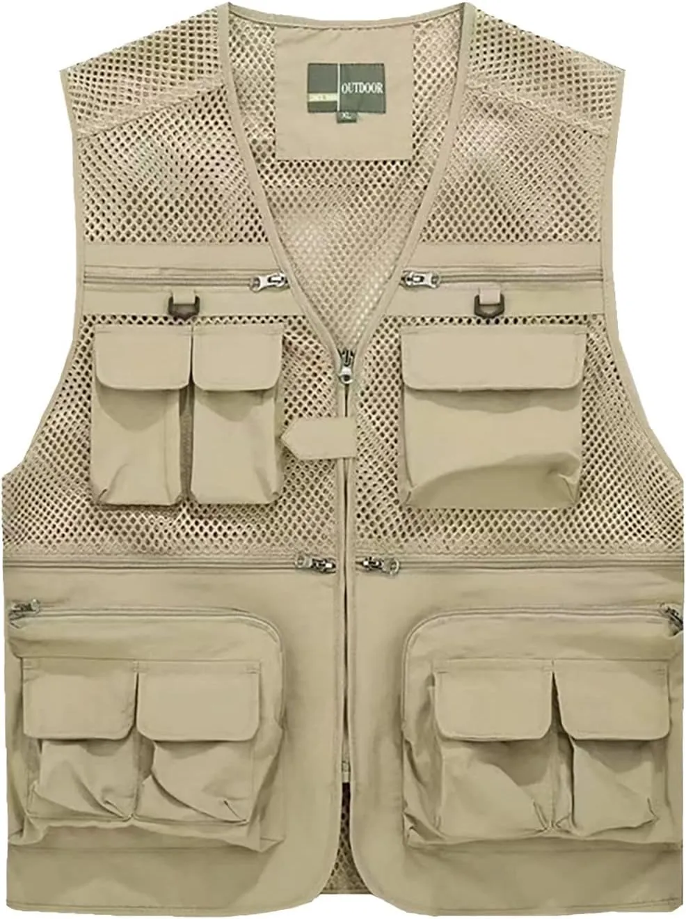 Men's Workout Hooded Tank Tops Sleeveless Hoodies Gym Workout Training Tees Bodybuilding Muscle Cut Off T-Shirts Chaleco De Trabajo para Hombre(Khaki,5X-Large)