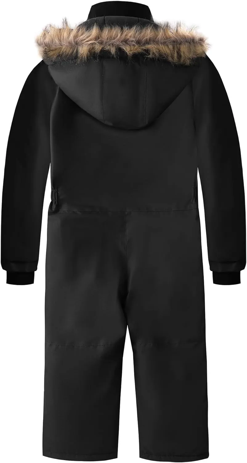 OHSNMAKSL Kid's Snowsuits Boys Ski Suits Jackets Girls Waterproof Coats Jumpsuits Winter Snowboarding Outdoor