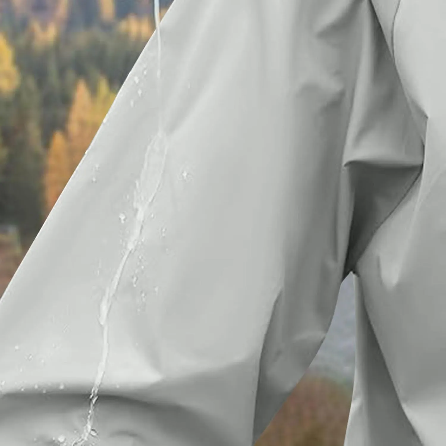 Packable Rain Jacket Women Lightweight Waterproof Raincoat with Hood Cycling Bike Jacket Windbreaker Versatile Coat