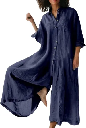 Plus Size Wide Leg Jumpsuits for Women Casual Linen Jump suits for Curvy Women 2024 Sleeveless Oversized Overalls