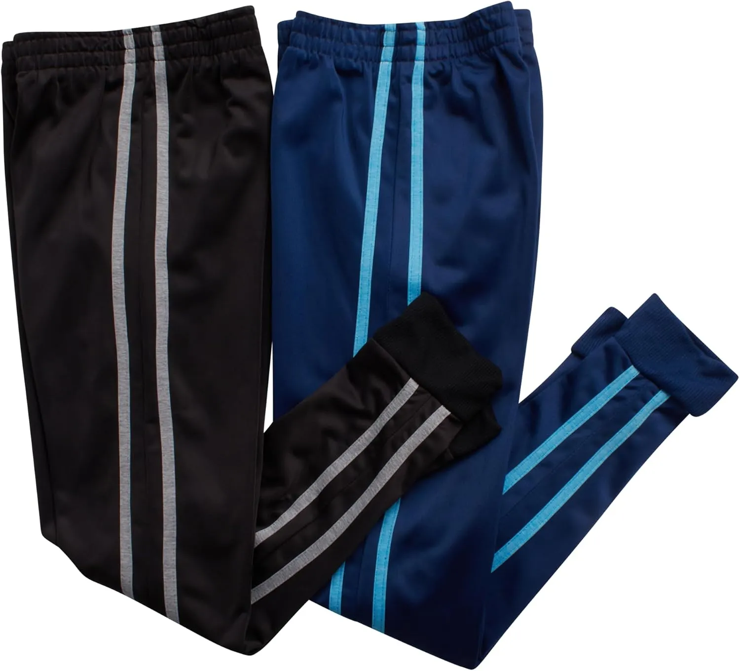 Pro Athlete Boys Tracksuit Set - 4 Piece Athletic Graphic Tee and Tricot Joggers Sweatpants, Boys' Activewear Set (Size 8-16)