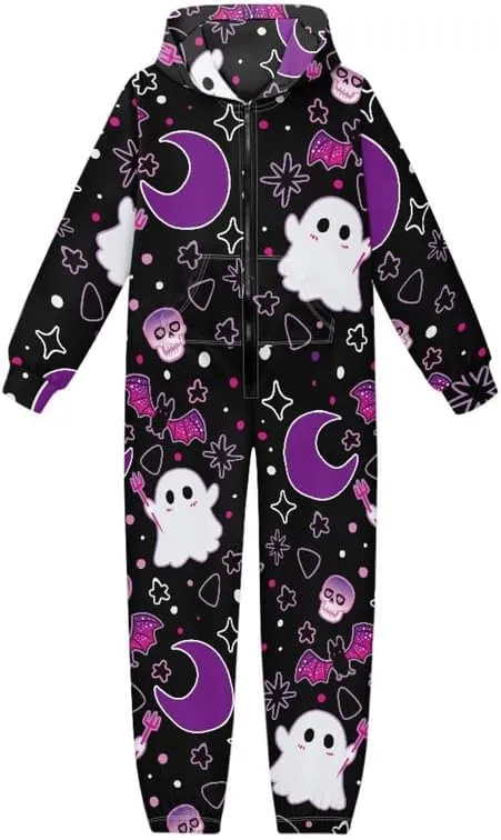 Pumpkin Boys One Pieces Jumpsuits, Girls Onesie Sweatshirt Cosplay Costume, Sweater Athletic Hoodies Sets