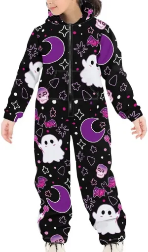 Pumpkin Boys One Pieces Jumpsuits, Girls Onesie Sweatshirt Cosplay Costume, Sweater Athletic Hoodies Sets