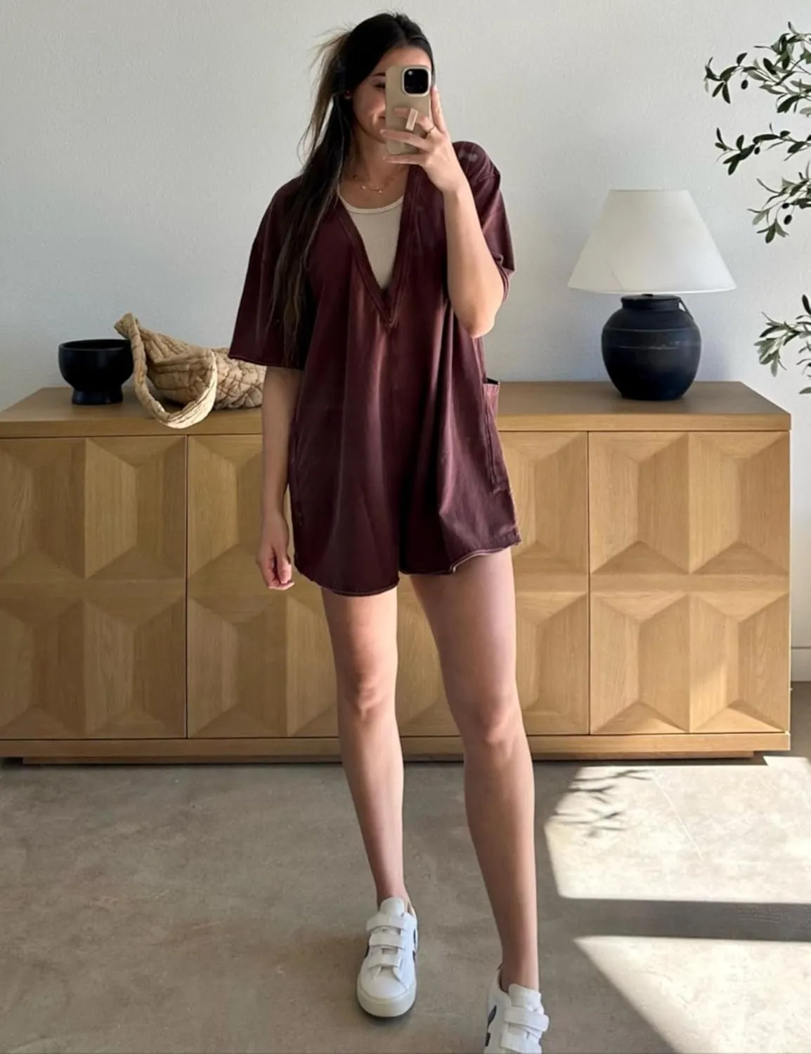 Rompers for Women Athletic Workout Hot Shot Tee Romper Casual Oversized Jumpsuits Overalls