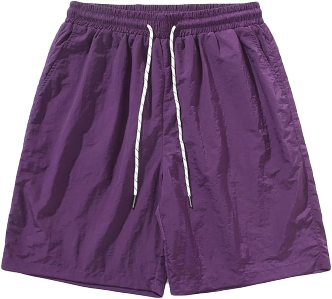 Running Shorts for Men Quick Dry Athletic Activewear Lightweight Summer Jogger with Pockets Cozy Outdoor Sports Pant
