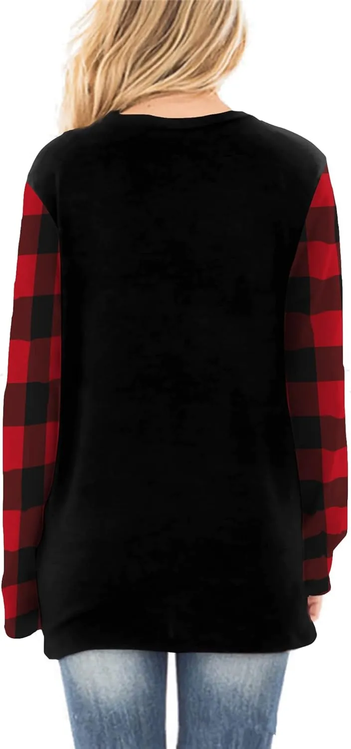 SAMPEEL Women's Tunic Tops Twist Knot Casual Pullover Shirts