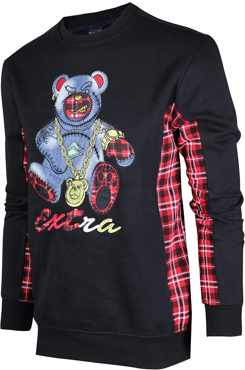 SCREENSHOT CREWNECK 9102 Mens Urban Hip Hop Premium Fleece - Pullover Activewear Street Fashion Crew Neack Sweatshirt