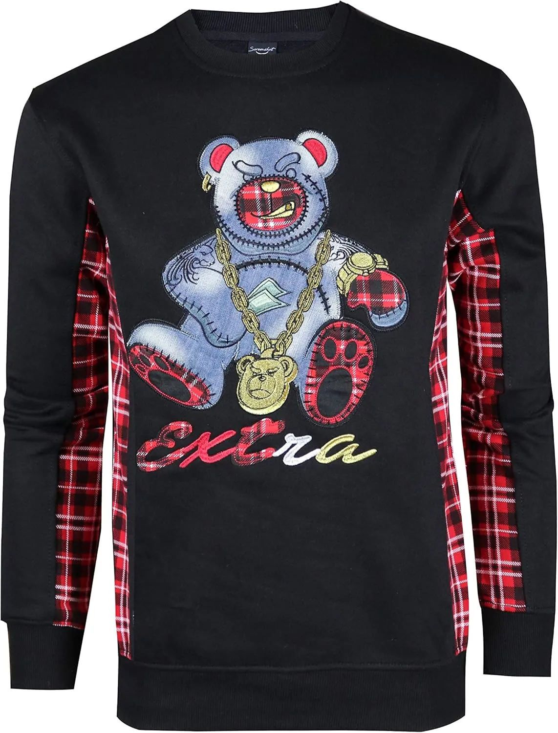 SCREENSHOT CREWNECK 9102 Mens Urban Hip Hop Premium Fleece - Pullover Activewear Street Fashion Crew Neack Sweatshirt
