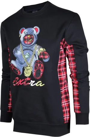 SCREENSHOT CREWNECK 9102 Mens Urban Hip Hop Premium Fleece - Pullover Activewear Street Fashion Crew Neack Sweatshirt