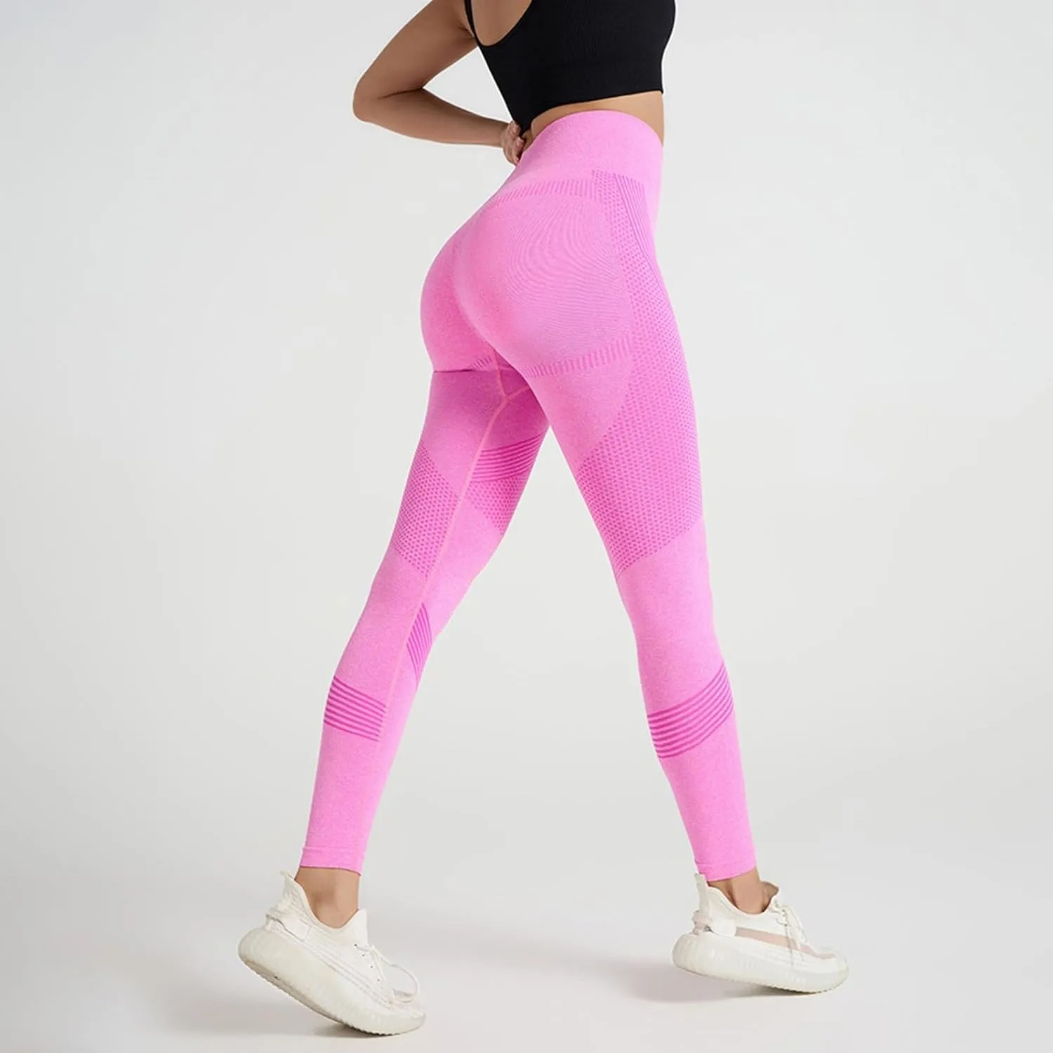 Scrunch Butt Lift Leggings for Women Workout Yoga Pants Smile Contour Ruched Booty High Waist Scrunch Elastic Tights
